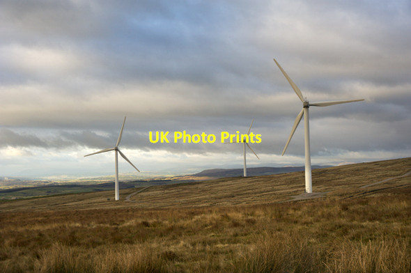 Photo 6"x4" Wind Turbines Caton Moor Crossgill\/SD5562 c2012