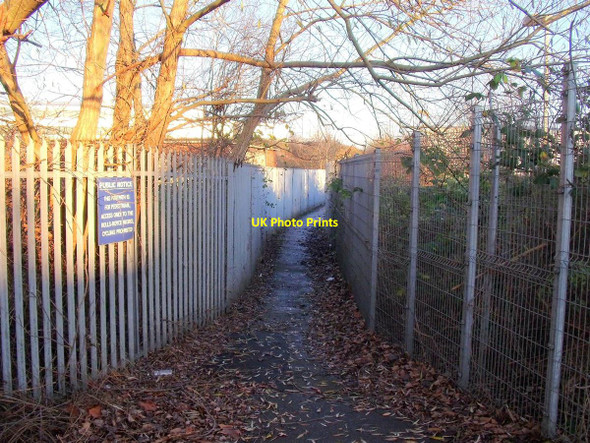 Photo 6"x4" Pedestrian access to the Rolls-Royce Works Allenton c2012
