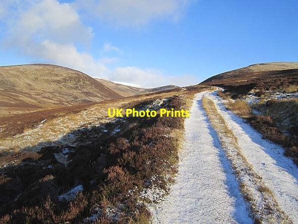 Photo 6"x4" Road up Glen Cally Dalhally c2012