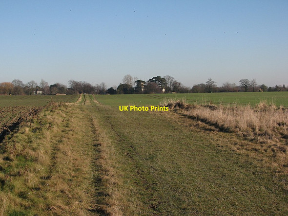 Photo 6"x4" Approaching Grantchester Grantchester c2012