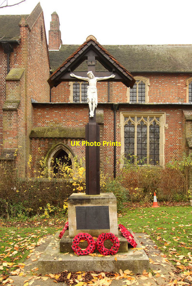 Photo 6"x4" St Barnabas, Woodford Green - War Memorial Woodford\/TQ4091 c2012