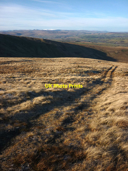 Photo 6"x4" The track climbing onto Hooksey Bowderdale\/NY6704 c2012