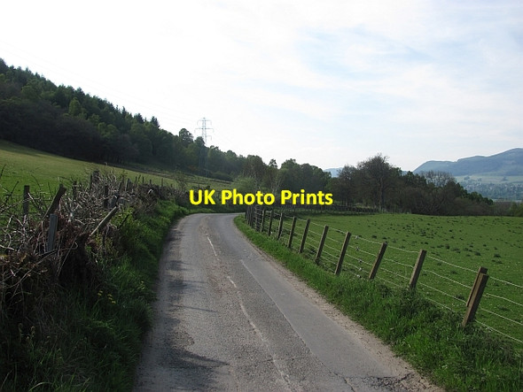 Photo 6"x4" Minor road near Mains of Killichangie Milton of Dalcapon c2012