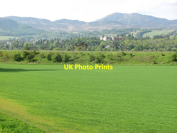 Photo 6"x4" A9 embankment Pitlochry c2012