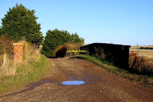 Photo 6"x4" Restricted Byway over a bridge East Ilsley c2012