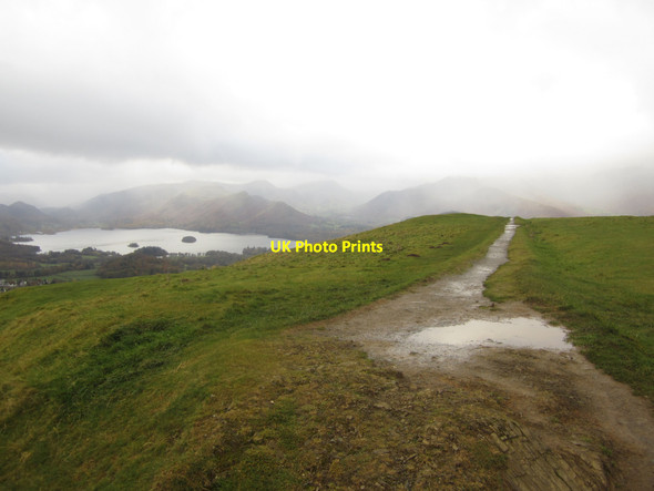 Photo 6"x4" The summit of Latrigg Keswick\/NY2623 c2012