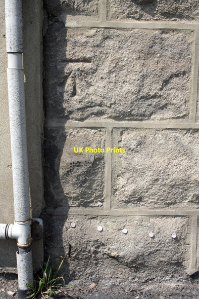 Photo 6"x4" Benchmark on #51 Skipton Road Harrogate c2012