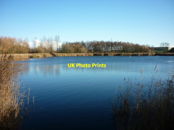 Photo 6"x4" A fishing lake near Oak Road Playing Fields West Carr\/TA0932 c2012