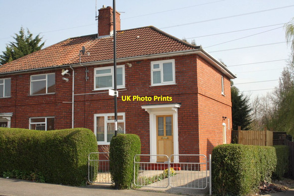 Photo 6"x4" Semi-detached houses on Wordsworth Road Bristol c2012