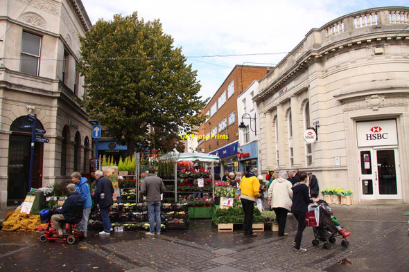 Photo 6"x4" Market stalls on High Street Ramsgate c2012