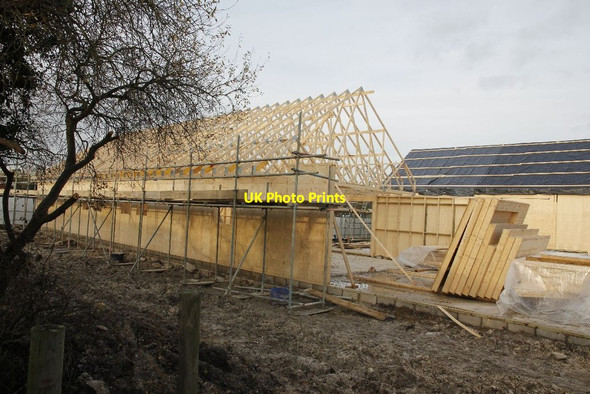 Photo 6"x4" On a cold morning Cholsey c2012