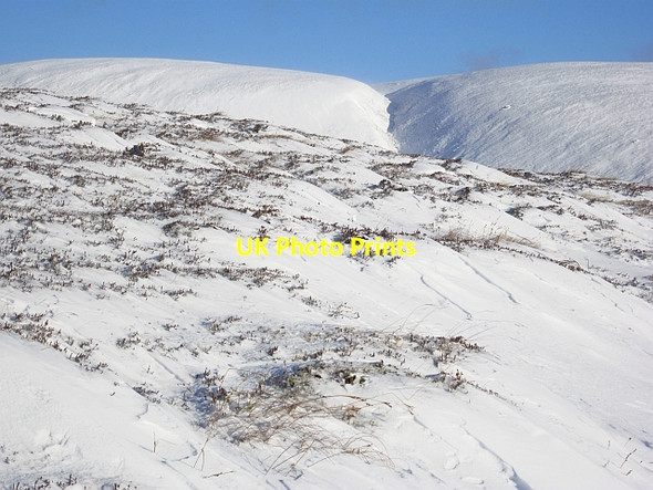 Photo 6"x4" Moorland on Tom Dubh na Cabair Dalhally c2012