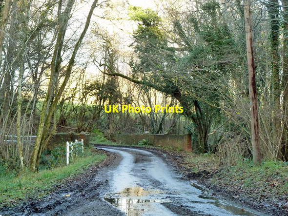 Photo 6"x4" Bridge over stream near Brown's Oak Farm Brightling c2012