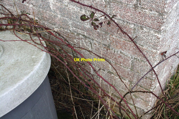 Photo 6"x4" Benchmark on porch of Hill View, Long Wittenham Road North Moreton c2012