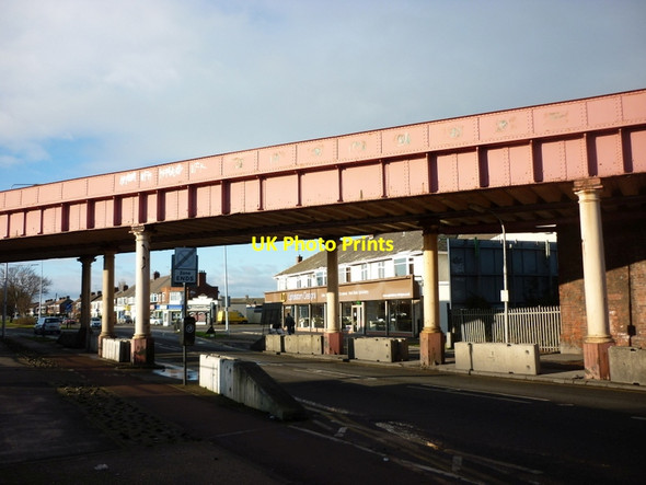 Photo 6"x4" The rail bridge on Spring Bank West, Hull East Ella c2012 P2