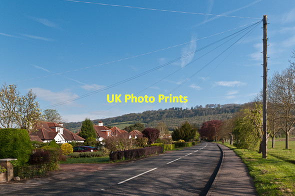 Photo 6"x4" Brockham Lane Box Hill\/TQ1951 c2012