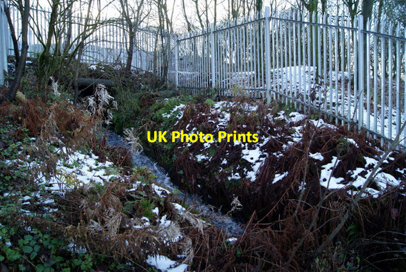 Photo 6"x4" Water channel at Drumfrochar Road Greenock\/NS2776 c2012