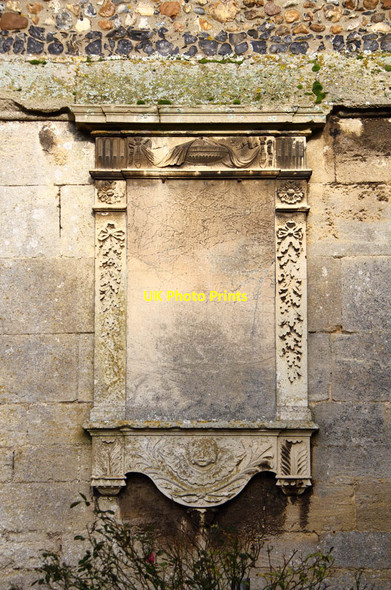 Photo 6"x4" All Saints, Worlington - Wall monument Worlington\/TL6973 c2012