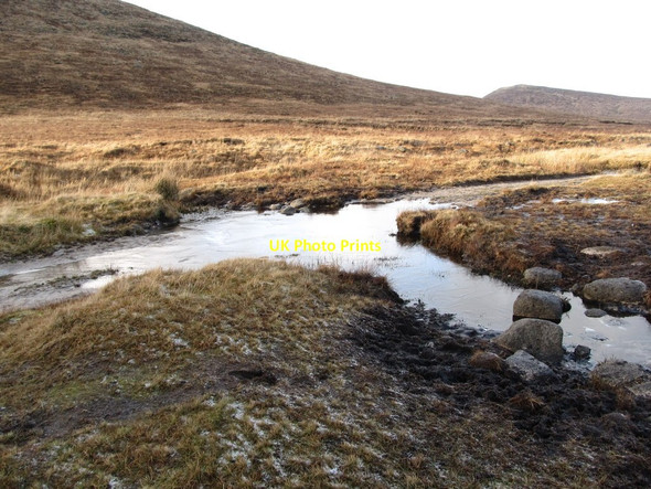 Photo 6"x4" Frozen stream crossing the Hen's Trail Hilltown\/J2128 c2012