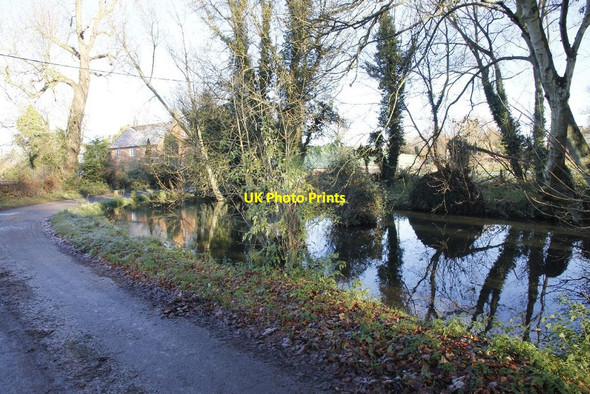 Photo 6"x4" Pond near Lower Farm Britwell Salome c2012