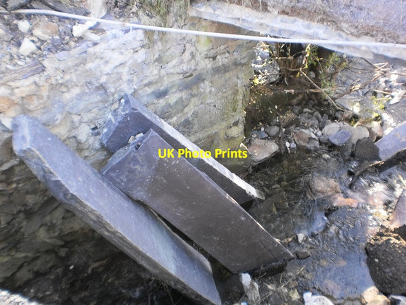 Photo 6"x4" Collapsed bridge Clwt-y-bont c2012