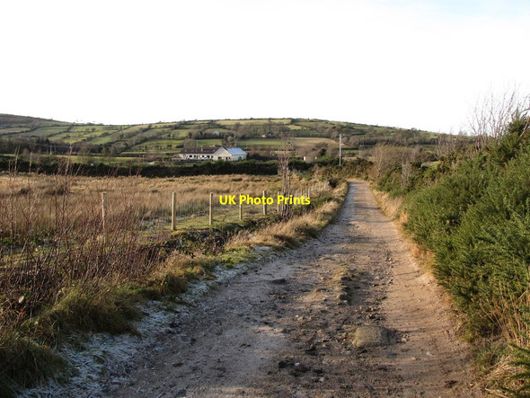Photo 6"x4" View westwards towards Sandbank Road along the Hen Trail Hilltown\/J2128 c2012
