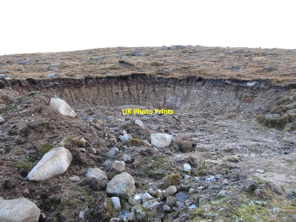 Photo 6"x4" Gravel pit above the Hen Trail Hilltown\/J2128 c2012