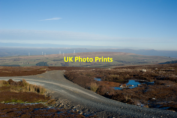 Photo 6"x4" Junction on shooters track Crossgill\/SD5562 c2012