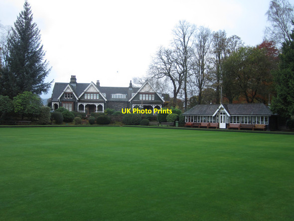 Photo 6"x4" Keswick Bowls Club green and club house Keswick\/NY2623 c2012