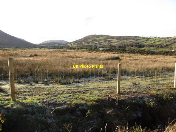 Photo 6"x4" View south along the valley of Shanky's River Hilltown\/J2128 c2012