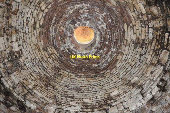 Photo 6"x4" Interior of Dovecot Garway c2012