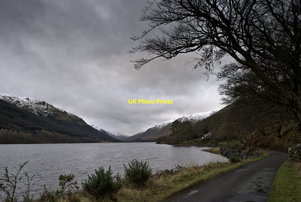 Photo 6"x4" Road beside Loch Voil Loch Voil c2012