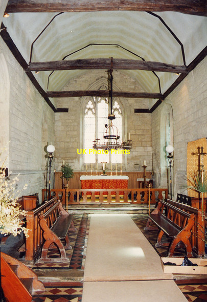 Photo 6"x4" All Saints, Chalgrave - Chancel Chalgrave c1990