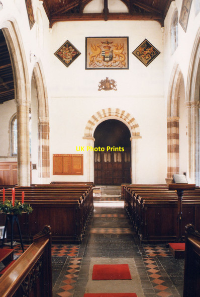 Photo 6"x4" St James & St Edmund, Blunham - West end Sandy\/TL1649 c1998
