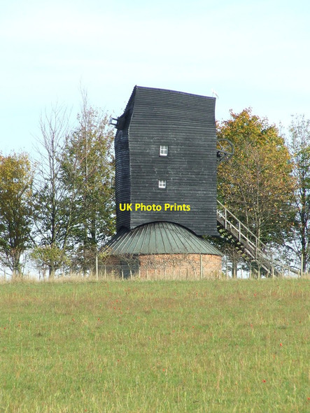 Photo 6"x4" Six Mile Bottom Windmill Little Wilbraham c2012