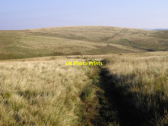 Photo 6"x4" Approaching Kinchie Cleuch Deuchar Law c2012