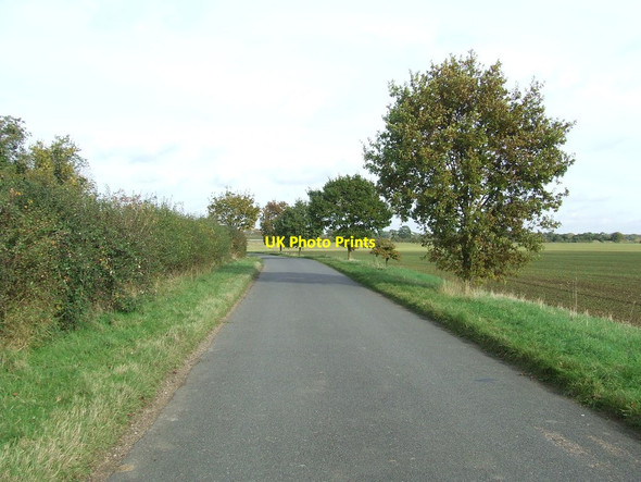 Photo 6"x4" Country Road Burrough End c2012