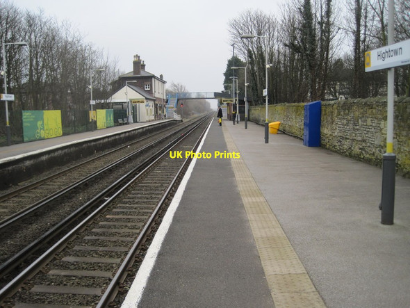 Photo 6"x4" Hightown railway station, Merseyside Hightown\/SD2903 c2011