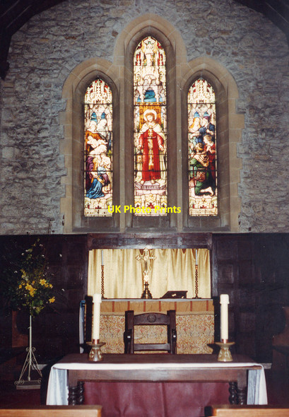 Photo 6"x4" St John the Baptist, Stone - Sanctuary Stone\/SP7812 c1995