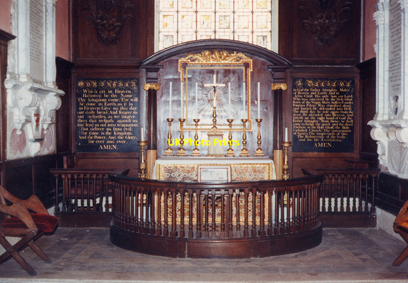 Photo 6"x4" St Lawrence, West Wycombe - Sanctuary West Wycombe c1995