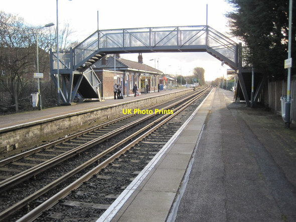 Photo 6"x4" Town Green railway station, Merseyside Town Green\/SD4005 c2012