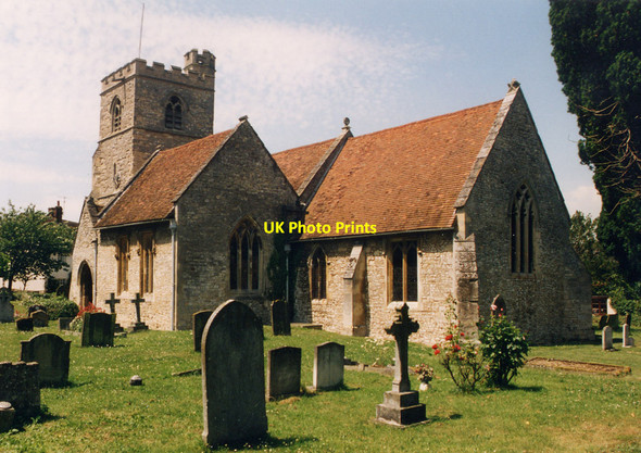 Photo 6"x4" St Nicholas, Cuddington Cuddington\/SP7311 c1994