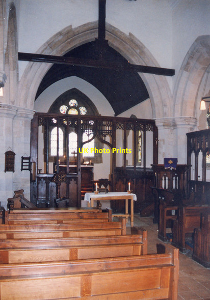Photo 6"x4" The Assumption, Moulsoe - East end Moulsoe c1997