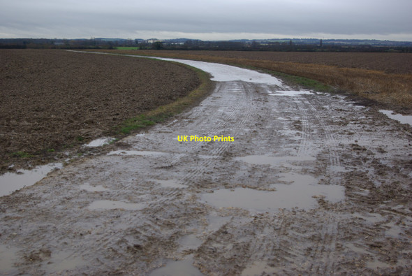 Photo 6"x4" Track towards Little Wilbraham Frog End\/TL5358 c2012