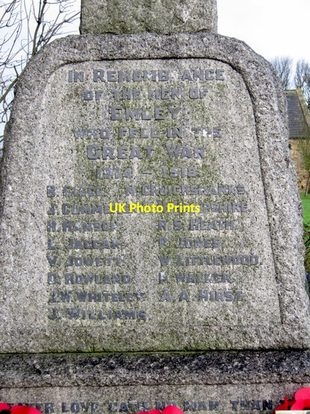 Photo 6"x4" The War Memorial at Emley, Yorkshire Emley\/SE2413 c2012
