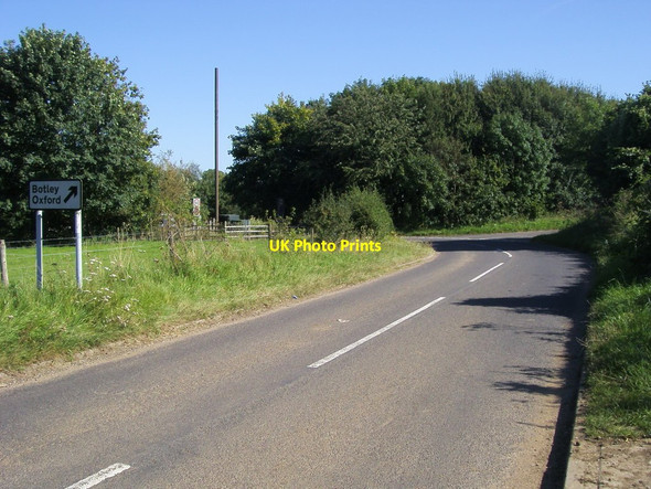 Photo 6"x4" Lane from Wytham by the A34 Binsey\/SP4907 c2012
