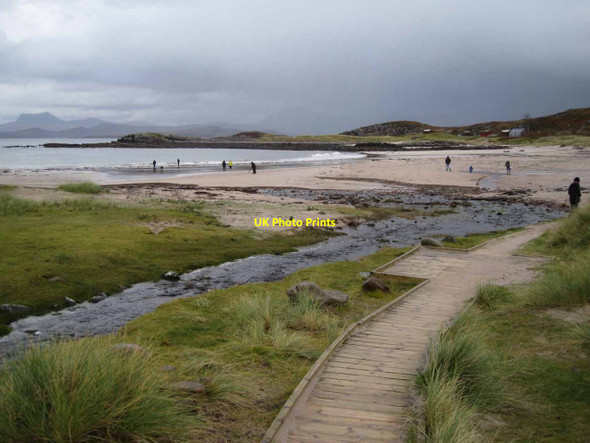 Photo 6"x4" Path to the beach Mellon Udrigle c2012