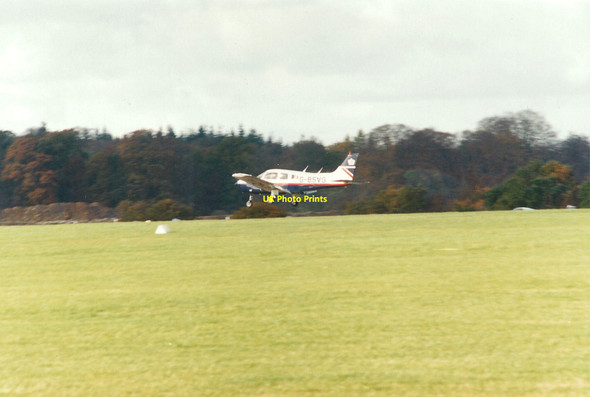 Photo 6"x4" In the flare for Runway 24 Booker c1996