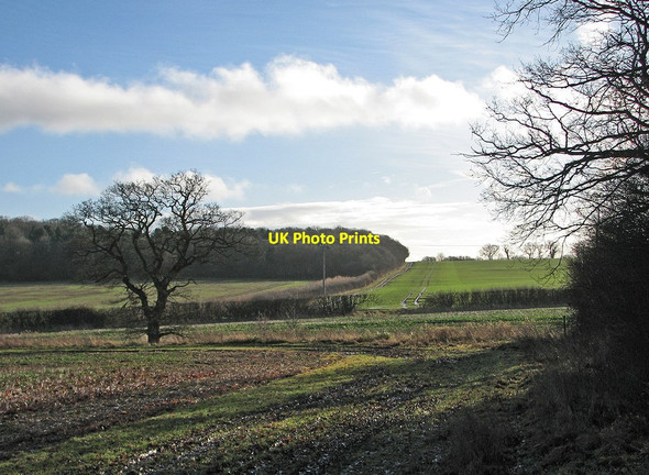 Photo 6"x4" Paths and tracks near Thirty Three Acre Covert Bartlow c2012