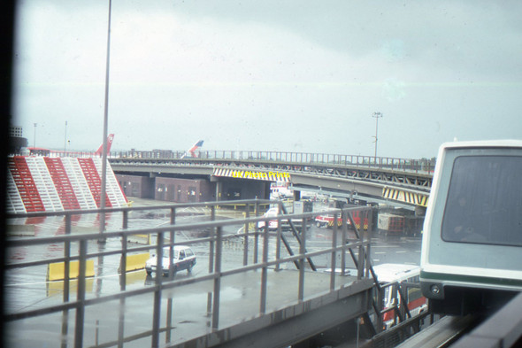 Photo 6"x4" Gatwick Airport: setting off in the former shuttle to the South Terminal satellite Horley\/TQ2843 c1993